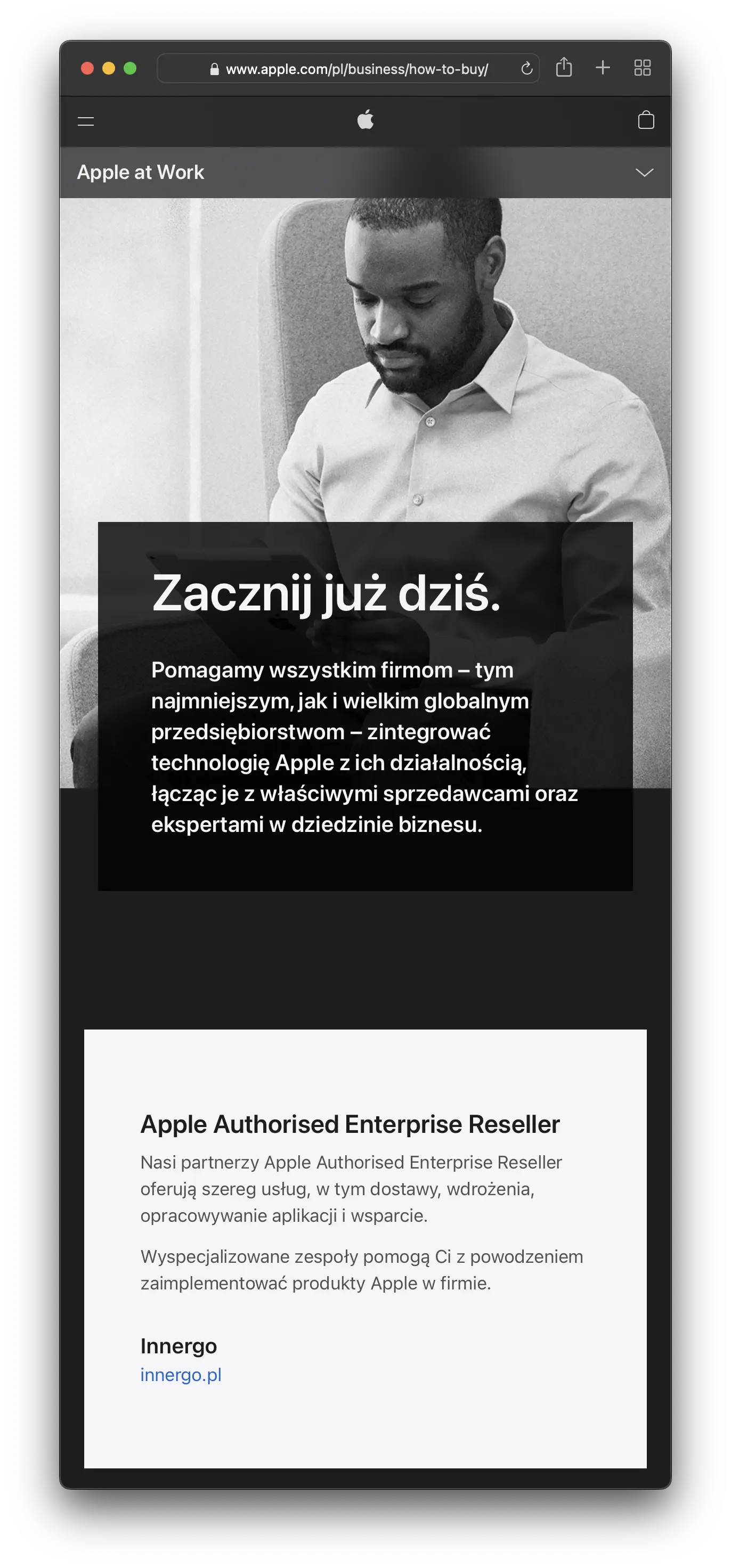 INNERGO Apple Authorised Enterprise Reseller