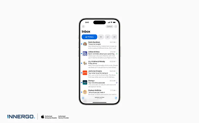 Kategoryzacja w Mail