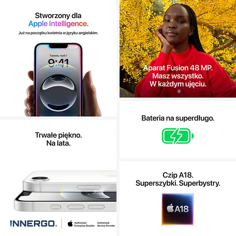Poznaj nowego iPhone 16e