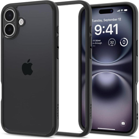 SPIGEN ULTRA HYBRID IPHONE 16 MATTE BLACK