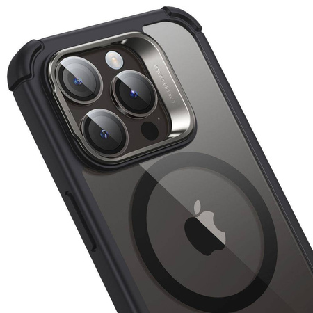 ESR ARMOR TOUGH KICKSTAND HALOLOCK MAGSAFE IPHONE 15 PRO CLEAR/BLACK