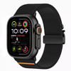 TECH-PROTECT NYLON CLASP APPLE WATCH 8 / 9 / 10 / 11 / SE / ULTRA (44 / 45 / 46 / 49 MM) BLACK