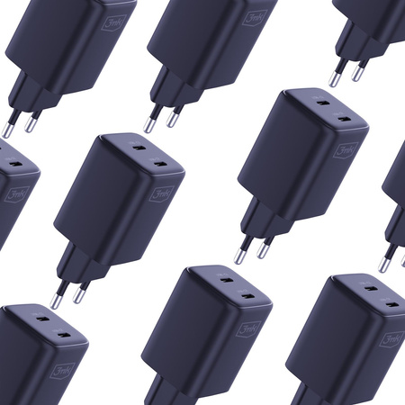 Accessories - 3mk Hyper Charger PD 45W+USB Cable C to C Black