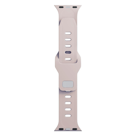 42/44/45/49 mm Latte - 3mk Silicone Watch Strap for Apple