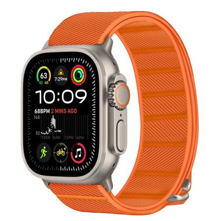 TECH-PROTECT NYLON SLIP APPLE WATCH 8 / 9 / 10 / 11 / SE / ULTRA (44 / 45 / 46 / 49 MM) ORANGE