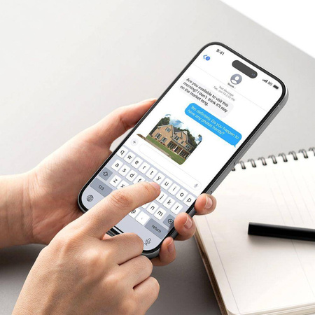 SZKŁO HARTOWANE RINGKE EASY SLIDE 2-PACK IPHONE 15 / 16 BLACK