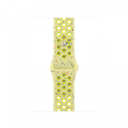 Pasek sportowy Nike w kolorze promiennym zielonożółtym do koperty 40 mm - rozmiar M/L