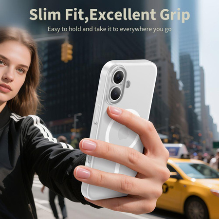 TECH-PROTECT MAGSLIM MAGSAFE IPHONE 17 MATTE/WHITE