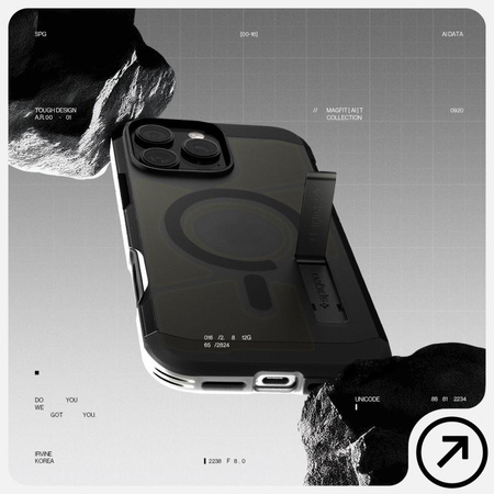 SPIGEN TOUGH ARMOR ”T” MAG MAGSAFE IPHONE 16 PRO FROST BLACK