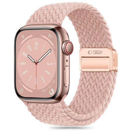 TECH-PROTECT NYLONMAG APPLE WATCH 6 / 7 / 8 / 9 / 10 / SE / ULTRA 1 / 2 (44 / 45 / 46 / 49 MM) DUSTY ROSE