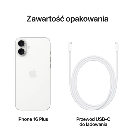 Apple iPhone 16 Plus 128GB Biały