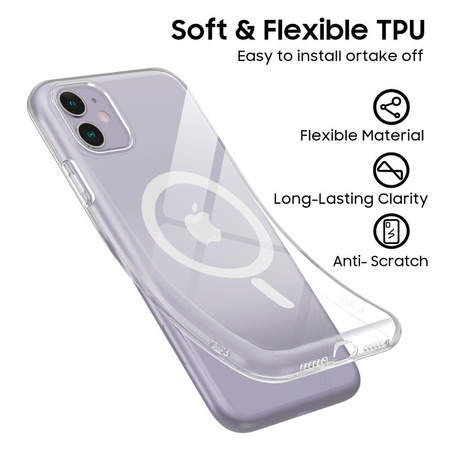TECH-PROTECT FLEXAIR MAGSAFE IPHONE 11 CLEAR