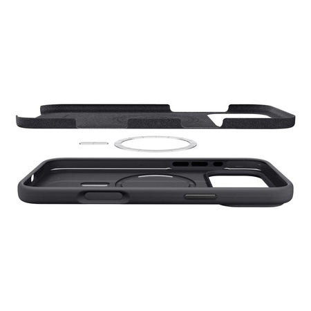 SPIGEN SILICONE FIT MAG MAGSAFE IPHONE 17 PRO MAX BLACK