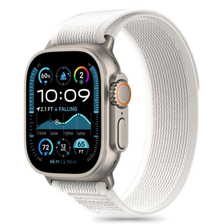 TECH-PROTECT NYLON STRIPE APPLE WATCH 8 / 9 / 10 / 11 / SE / ULTRA (44 / 45 / 46 / 49 MM) CRAYON GREY