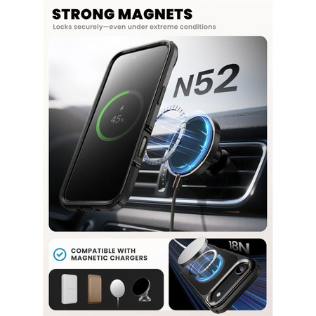 SUPCASE IBLSN ARES FLIP MAG MAGSAFE IPHONE AIR BLACK