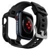 SPIGEN RUGGED ARMOR ”PRO” APPLE WATCH 6 / 7 / 8 / 9 / SE 1 / 2 / 3 (44 / 45 MM) BLACK