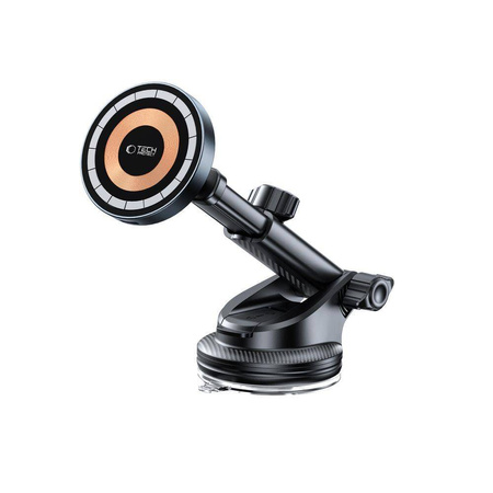 TECH-PROTECT MM15W-V5 MAGNETIC MAGSAFE DASHBOARD & VENT CAR MOUNT WIRELESS CHARGER 15W BLACK/INTERIOR