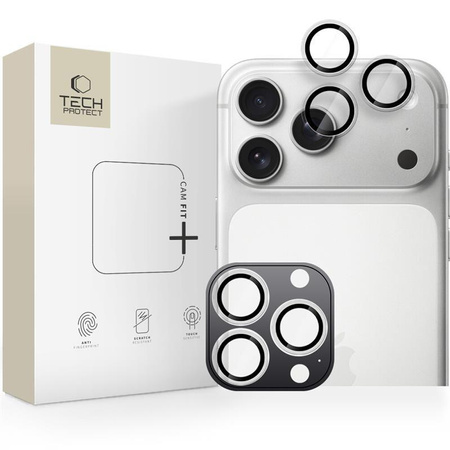 OSŁONA APARATU TECH-PROTECT CAMRING FIT+ IPHONE 14 PRO / MAX / 15 PRO / MAX / 16 PRO / MAX / 17 PRO / MAX CLEAR