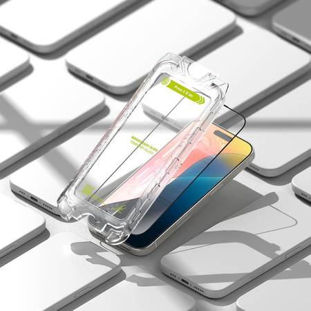 SZKŁO HARTOWANE RINGKE EASY SLIDE 2-PACK IPHONE 16 PRO BLACK