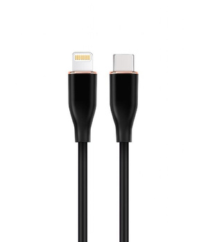 Kabel USB-C do 8pin ładowanie i transfer danych dla produktów Apple, np. Iphone. Kolor czarny