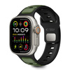 TECH-PROTECT ICONBAND LINE APPLE WATCH 8 / 9 / 10 / 11 / SE / ULTRA (44 / 45 / 46 / 49 MM) BLACK/GREEN