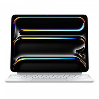 Klawiatura Magic Keyboard do iPada Pro 13 cali (M4) - angielski (międzynarodowy) - biała