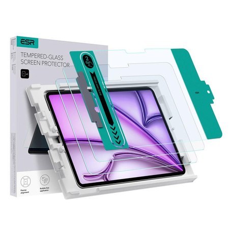 SZKŁO HARTOWANE ESR TEMPERED GLASS 2-PACK IPAD AIR 13” 1 / 2 / 2024-2025 CLEAR