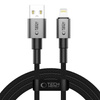 TECH-PROTECT ULTRABOOST DNA LIGHTNING CABLE 15W/2.4A 200CM IRON GREY