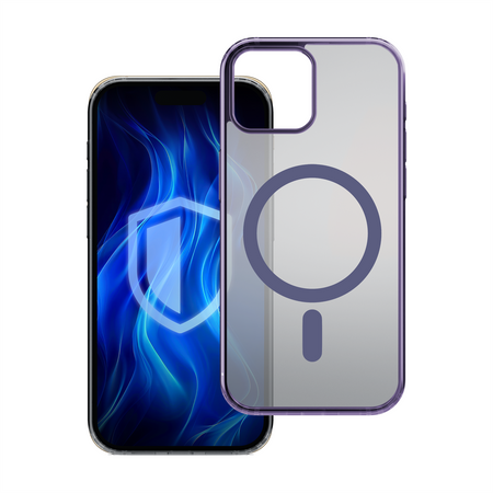 Apple iPhone 12/12 Pro - 3mk Frosty MagCase Purple