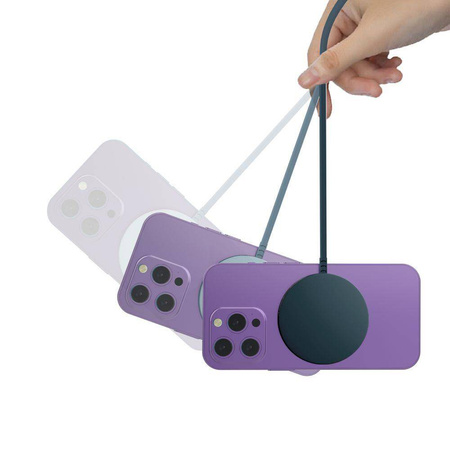 TECH-PROTECT QI15W-A44 MAGNETIC MAGSAFE WIRELESS CHARGER NAVY BLUE