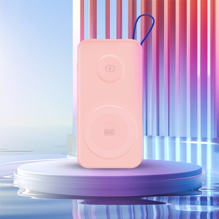 Accessories - 3mk PastelUp 10,000mAh 22.5W USB 1A1C - Pink