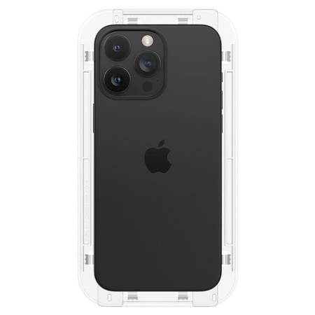 SZKŁO HARTOWANE SPIGEN GLAS.TR ”EZ FIT” FC 2-PACK IPHONE 15 PRO MAX BLACK
