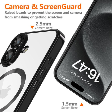 TECH-PROTECT MAGFLEX MAGSAFE IPHONE 16 SHINY BLACK