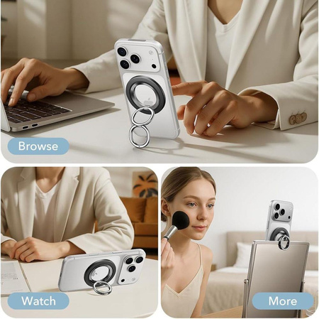 ESR MAGNETIC 360 HALOLOCK MAGSAFE PHONE RING BLACK