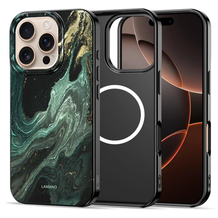 TECH-PROTECT LAMANO MAGSAFE IPHONE 16 PRO MAX VERDE AURA