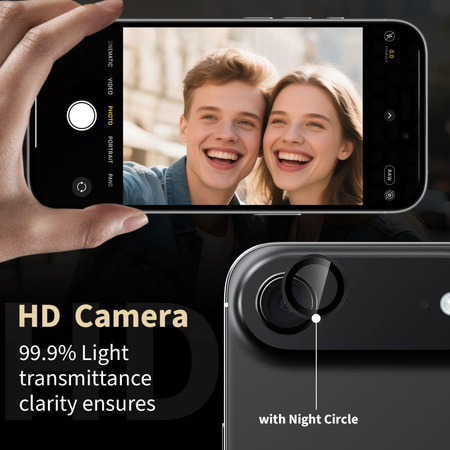 OSŁONA APARATU TECH-PROTECT CAMRING FIT+ IPHONE AIR BLACK