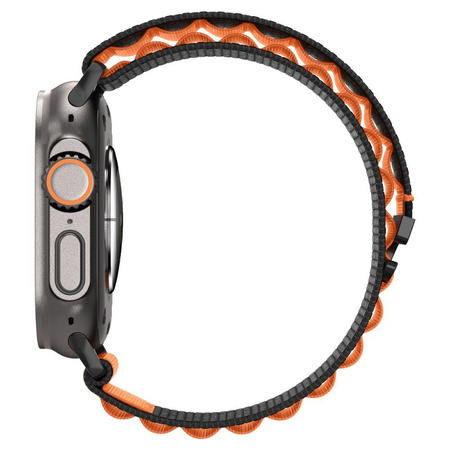 SPIGEN WBF1 BAND APPLE WATCH 8 / 9 / 10 / 11 / SE / ULTRA (44 / 45 / 46 / 49 MM) BLACK/ORANGE