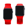 42/44/45/49 mm Red - 3mk Silicone Watch Strap for Apple
