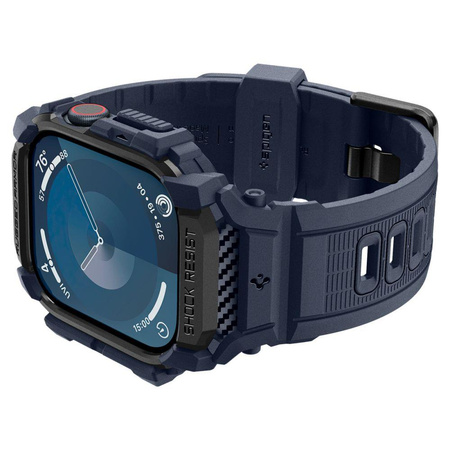 SPIGEN RUGGED ARMOR ”PRO” APPLE WATCH 10 / 11 (46 MM) NAVY BLUE