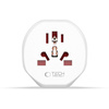TECH-PROTECT UNIVERSAL TRAVEL ADAPTER FROM EU WHITE