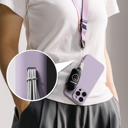 RINGKE SILICONE MAGNETIC MAGSAFE IPHONE 16 PRO LIGHT PURPLE