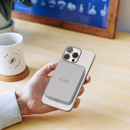 TECH-PROTECT PB10 LIFEMAG MAGSAFE POWER BANK 5000MAH TITANIUM