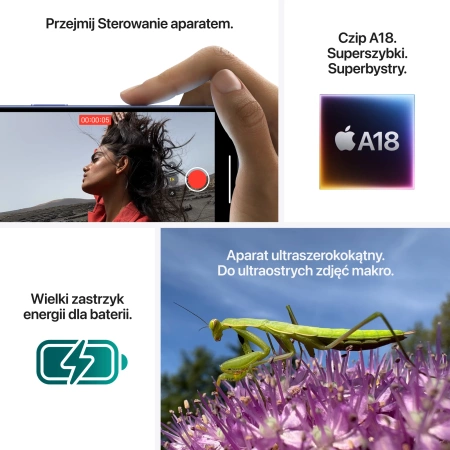 Apple iPhone 16 Plus 128GB Biały