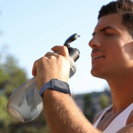 TECH-PROTECT SILICONE APPLE WATCH 6 / 7 / 8 / 9 / 10 / SE / ULTRA 1 / 2 (44 / 45 / 46 / 49 MM) ELEGANT PURPLE