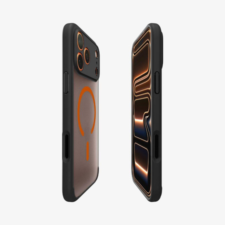 SPIGEN ULTRA HYBRID MAG MAGSAFE IPHONE 17 PRO FROST BLACK/ORANGE