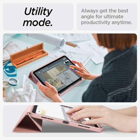 SPIGEN URBAN FIT IPAD AIR 10.9” 4 / 5 / 2020-2022 / 11” 6 / 7 / 2024-2025 ROSE GOLD