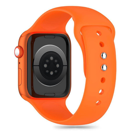 TECH-PROTECT SILICONE APPLE WATCH 6 / 7 / 8 / 9 / 10 / SE (40 / 41 / 42 MM) BRIGHT ORANGE