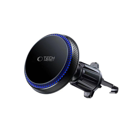 TECH-PROTECT MM15W-V4 MAGNETIC MAGSAFE VENT CAR MOUNT WIRELESS CHARGER 15W BLACK