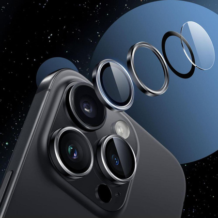 OSŁONA APARATU TECH-PROTECT CAMRING FIT+ IPHONE AIR BLACK