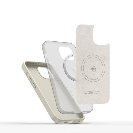 TECH-PROTECT SILICONE PURE MAGSAFE IPHONE 14 COSMIC LATTE